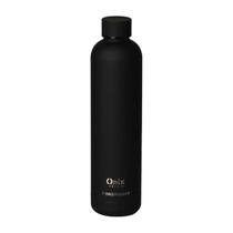 Garrafa Termica 1000Ml Aço Inox Silicone Onix Preto