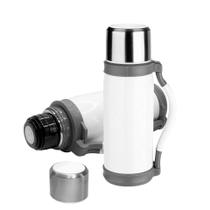 Garrafa Térmica 1,2 L Camping Aço Inox C/ Alça Mão Dupla E Ombro