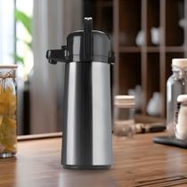 Garrafa Térmica 1,8L com Tampa Invicta Air Pot Inox