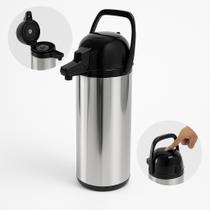 Garrafa Térmica 1,9l Bene Casa Aço Inox 10h Quente Ou Frio