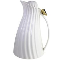 Garrafa Térmica 1L Borboleta Premium Branca Dourada Garrafa Térmica 1L Borboleta Premium Branca Dourada