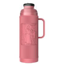 Garrafa Térmica 1L Chimarrita Tampa Rosca Rosa TERMOLAR