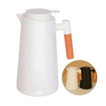 Garrafa Térmica 1L com Cabo de Madeira Design Elegante, Isolamento por até 12h, Gatilho de Servir, Ideal para Café, Chá - Genérico