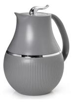 Garrafa Térmica 1l Marsala Cinza Para Chá Café Termopro