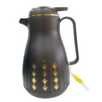 Garrafa Térmica 1L Preta com Ampola de Vidro - Quanhe Garrafa Térmica 1L Preta com Ampola de Vidro - Quanhe