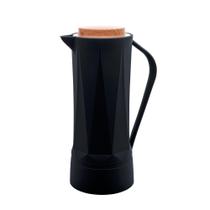 Garrafa Térmica 1L Preta Queen - Bon Gourmet (Cód. 5897)