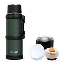 Garrafa Térmica 2,4 Litros Quente Frio Com Aço Inoxidável Isolamento Térmico Café Suco Água Camping Academia Passeio Caminhada