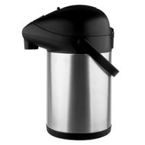 Garrafa Termica 2,5L Aço Inox Pressao Bebidas Resistente Garrafa Termica 2,5L Aço Inox Pressao Bebidas Resistente