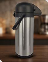 Garrafa Térmica 3L Invicta Air Pot Inox Inquebrável Acionamento por Pressão Garrafa Térmica 3L Invicta Air Pot Inox Inquebrável Acionamento por Pressão