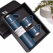 Garrafa Térmica 3X1 Xícaras Para Bebidas Quentes e Frias