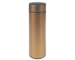 Garrafa Térmica 450ml com Display Touch Digital Termômetro em Inox com coador separador de chá conserva quente e gelado em 4 cores