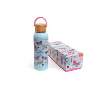 Garrafa Termica 500 Ml Borboletas no Jardim aço inox Garrafa Termica 500 Ml Borboletas no Jardim aço inox