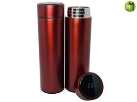 Garrafa Térmica 500ml com Sensor de Temperatura Digital - Várias Cores Garrafa Térmica 500ml com Sensor de Temperatura Digital - Várias Cores