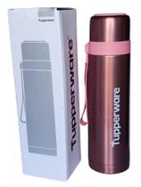 Garrafa Térmica 500ml Duo Soft Candy Rosa com Glitter Tupperware