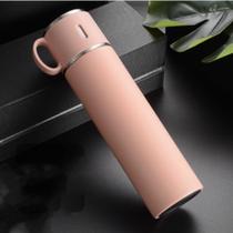 Garrafa Térmica 500ml Em Inox Fast Click Tampa Formato Copo