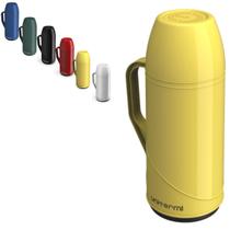 Garrafa Térmica 500ML Roma Unitermi Garrafinha Pequena Ampola vidro Café Chá Água Tereré Chimarrão