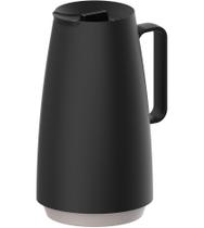 Garrafa Térmica 500ml Tramontina Exata Em Plástico Preto Com Ampola De Vidro Garrafa Térmica 500ml Tramontina Exata Em Plástico Preto Com Ampola De Vidro