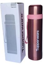 Garrafa térmica 500ml - Tupperware - rosa com gliter