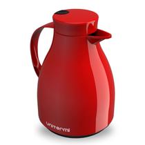 Garrafa Térmica 500ml Vermelho Uniterm Café Leite C/ Gatilho Garrafa Térmica 500ml Vermelho Uniterm Café Leite C/ Gatilho