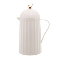 Garrafa Térmica 600ml para café ou chá de plástico branca Bird Wolff - 29083 Garrafa Térmica 600ml para café ou chá de plástico branca Bird Wolff - 29083