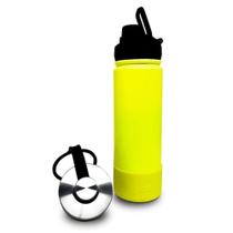 Garrafa Térmica 650ml Neon Cores Conserva 24hs - Oba Oba Mix Garrafa Térmica 650ml Neon Cores Conserva 24hs - Oba Oba Mix