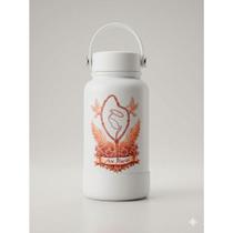 Garrafa Termica 700ml Personalizada Terço Ave Maria Com Base de Silicone Garrafa Termica 700ml Personalizada Terço Ave Maria Com Base de Silicone
