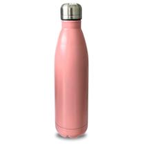 Garrafa Térmica 750ml Squeeze Academia Preto Branco Aço Inox Café Água Gelada Colorida Ciclismo