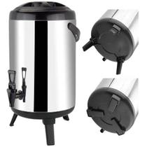 Garrafa termica 8 litros inox cafe leite quente frio agua botijao hotel pousada diamond luxo Garrafa termica 8 litros inox cafe leite quente frio agua botijao hotel pousada diamond luxo