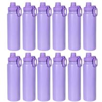 Garrafa Térmica 800ml em Aço Inox Vacuum, Squeeze com Vedação Antivazamento Peneira Removível e Alça, bebida gelada ou quente, 28x8x8cm, KIT 12UN Garrafa Térmica 800ml em Aço Inox Vacuum, Squeeze com Vedação Antivazamento Peneira Removível e Alça, bebida gelada ou quente, 28x8x8cm, KIT 12UN