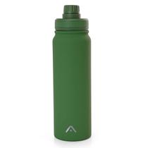 Garrafa Térmica 800ml Inox Academia Ysla Verde Alma Genius Garrafa Térmica 800ml Inox Academia Ysla Verde Alma Genius