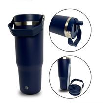 Garrafa Térmica 900ml Aço Inoxidável Portátil Café Suco Água Ideal para Academia e Passeio