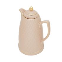 Garrafa Térmica 900ml De Porcelana Renda Rosa 28cm Wolff Garrafa Térmica 900ml De Porcelana Renda Rosa 28cm Wolff