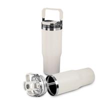 Garrafa Térmica 950ml Inox Copo Bico Duplo C/ Canudo E Alça