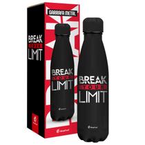 Garrafa Térmica Academia Esporte Metal Neo 500ml Break Preto
