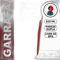 Garrafa Térmica Academia Treino Água Café 650Ml Com Tampa Garrafa Térmica Academia Treino Água Café 650Ml Com Tampa