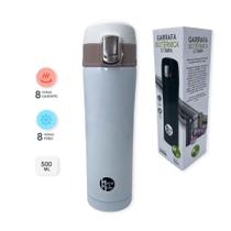 Garrafa Térmica Aço Inox 500Ml Com 5 Cores Para Escolher Garrafa Térmica Aço Inox 500Ml Com 5 Cores Para Escolher