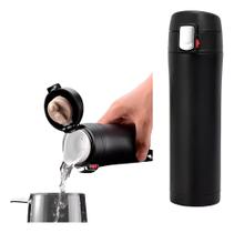 Garrafa Térmica Aço Inox Água Gelada Garantida Por 24h Preto BEL-308 Garrafa Térmica Aço Inox Água Gelada Garantida Por 24h Preto BEL-308