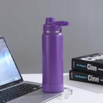 Garrafa Térmica Aço Inox + Base da Mesma Cor 1000ml/800ml/600ml/350ml