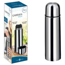 Garrafa Térmica Aço Inox bico com botão 850ml Café e Água