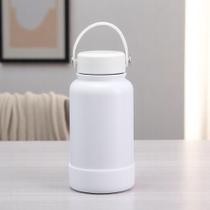 Garrafa Termica Aço Inox com Alça 700ml com Proteção Base de Silicone