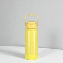 Garrafa Térmica Aço Inox Com Canudo+ Base da Mesma Cor 1200ml/1000ml/800ml/600ml/350ml