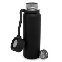 Garrafa Térmica Aço Inox Conserva Até 12 Horas Preto 650 Ml