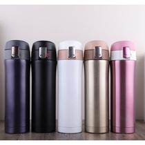 Garrafa Térmica Aço Inox Portátil 500ML Café Suco Água Academia Passeio Caminhada Garrafa Térmica Aço Inox Portátil 500ML Café Suco Água Academia Passeio Caminhada