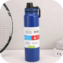 Garrafa Térmica Aço Inox Portátil 769ml isolamento duplo Café Suco Água Academia viagem treino esportes Camping