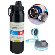 Garrafa Térmica Aço Inox Portátil 769ml isolamento duplo Café Suco Água Academia viagem treino esportes Camping