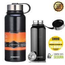 Garrafa Térmica Aço Inox Portátil Bicicleta Passear 1200ml Resistente - Aproveite!