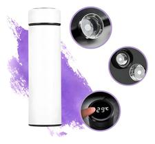 Garrafa Térmica Aço Inoxidável 500ml Visor Temperatura Basik Prime WU-082