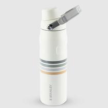 Garrafa Térmica Aerolight Fast Flow Varsity Cream Ash Stripes 710ml - Stanley R8480