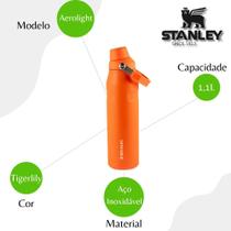 Garrafa Térmica Aerolight Stanley Fast Flow 1,1L - Tigerlily