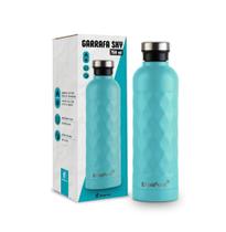 Garrafa termica agua academia sky 750ml - Azul Turquesa - Brasfoot Presentes Garrafa termica agua academia sky 750ml - Azul Turquesa - Brasfoot Presentes